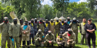 Турнір з «Пейнтболу» з представниками поліції особливого призначення