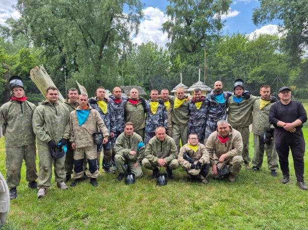 Турнір з «Пейнтболу» з представниками поліції особливого призначення Фото 3