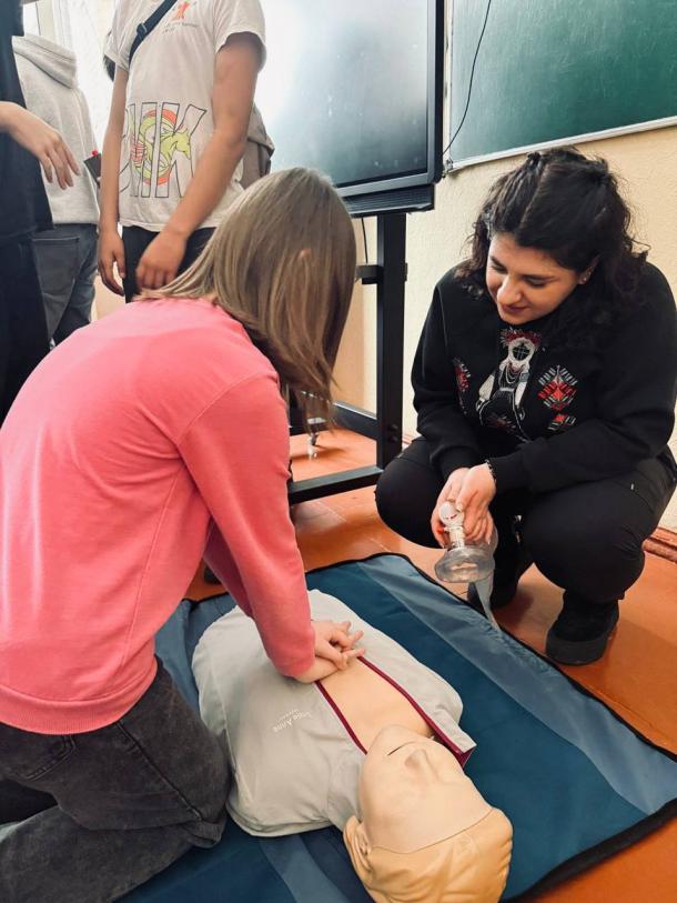 Зустріч з учнями 6 класу гімназії №180 м. Києва Фото 2