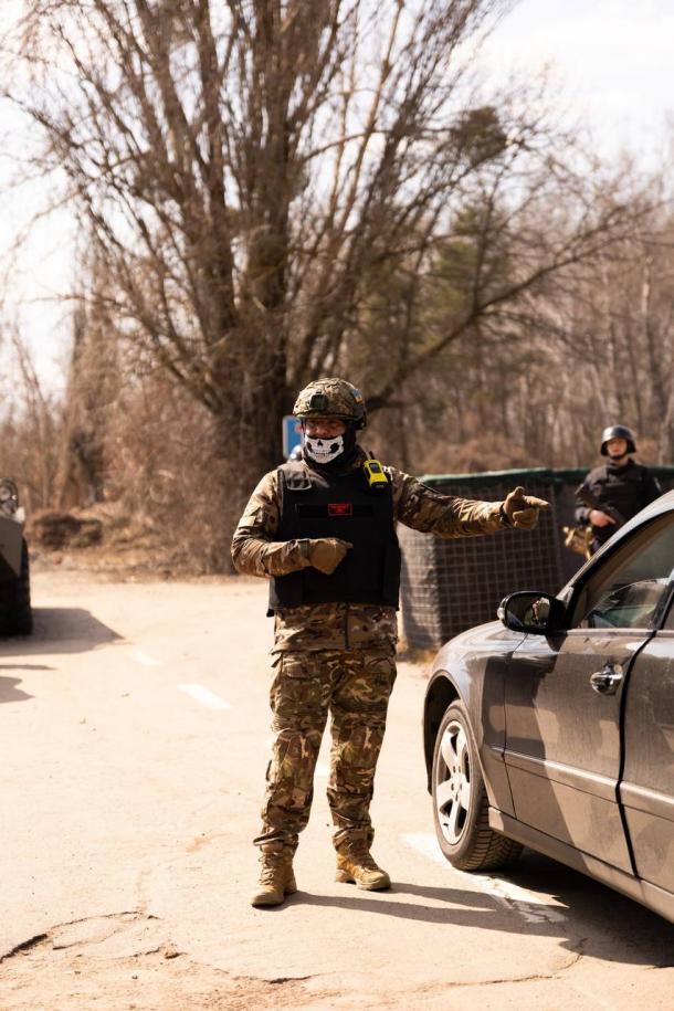 Навчання на блокпості в умовах бойових загроз Фото 1