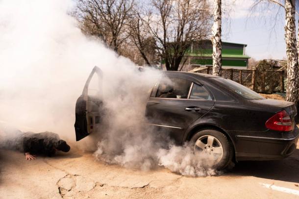 Навчання на блокпості в умовах бойових загроз Фото 1